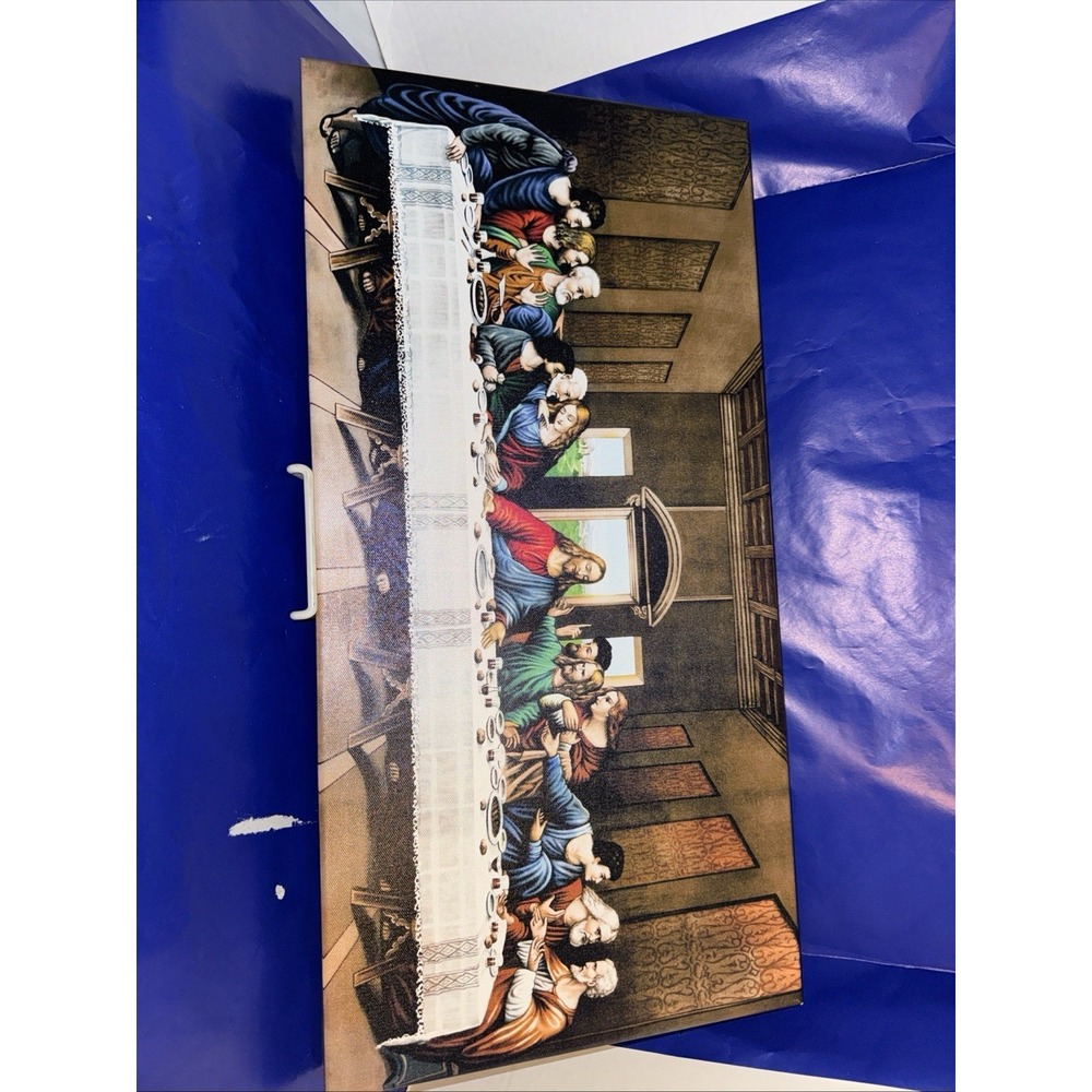 The Last Supper Christian Religious Art Hanging Canvas Ready To Hang 24in x 12in